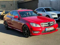 Begagnad Mercedes C250 AMG 204 HK (150 kW) 2012 Röd Sportkupé