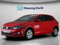 Used VW Polo Match 95 HP (69 kW) 2021 Red Hatchback