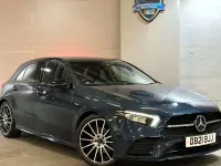 Used Mercedes A200 Exclusive 150 HP (110 kW) 2020 Blue Hatchback
