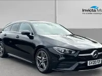 Used Mercedes CLA200 AMG line 163 HP (119 kW) 2020 Cosmos black metallic Coupe