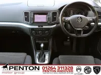 Used VW Sharan SE 150 HP (110 kW) 2020 Blue MPV