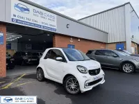 Begagnad Smart ForTwo Coupé Brabus Xclusive 90 HK (66 kW) 2016 Vit Sportkupé