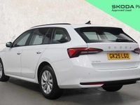 Used Skoda Octavia SE Technology 116 HP (85 kW) 2025 White Estate