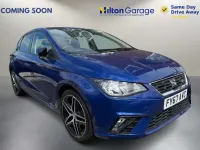 Usado Seat Ibiza FR 95 CV (69 kW) 2017 Azul Utilitario