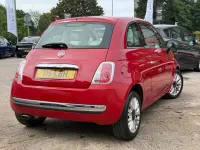 Used Fiat 500 Lounge 2015 Red Hatchback