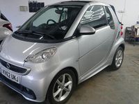 Used Smart ForTwo Cabrio Pulse 2012 Silver Cabriolet