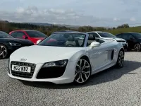 Used Audi R8 Spyder Advanced Plus 525 HP (386 kW) 2012 White Cabriolet