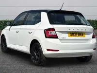 Used Skoda Fabia Colour Edition 70 HP (51 kW) 2021 Candy white black magic pearl effect Hatchback