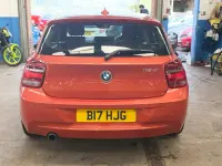 Usado BMW 116 Efficient Dynamics 2013 Naranja Utilitario