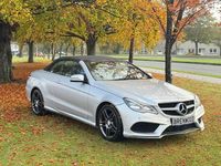 Used Mercedes E220 AMG 170 HP (125 kW) 2014 Silver Cabriolet
