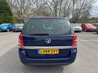 used Vauxhall Zafira 1.7 CDTi ecoFLEX Exclusiv [110] 5dr Diesel Blue 7 Seater MPV Manual