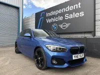 Used BMW 118 Efficient Dynamics 150 HP (110 kW) 2017 Blue Hatchback
