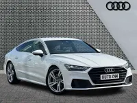 Used Audi A7 S-Line 2020 White Hatchback