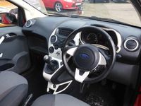 Used Ford Ka Zetec 69 HP (50 kW) 2013 Red Hatchback