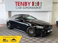 Used Mercedes E300 AMG line 258 HP (189 kW) 2022 Black Coupe