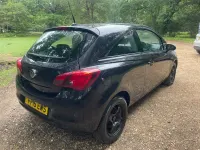 Used Vauxhall Corsa Design Edition 89 HP (65 kW) 2015 Black Hatchback