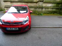 Used Kia Rio 2014 Red Hatchback