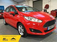 Used Ford Fiesta Zetec 2015 Red Hatchback