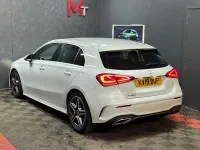 Used Mercedes A180 AMG line 136 HP (100 kW) 2019 White Hatchback