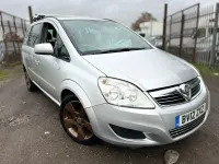 Used Vauxhall Zafira 125 HP (91 kW) 2012 Silver MPV