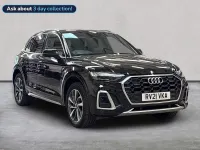 Used Audi Q5 S-Line 204 HP (150 kW) 2021 Black SUV