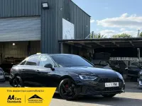 Used Audi A4 Black Edition 150 HP (110 kW) 2022 Black Sedan