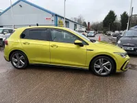 Used VW Golf VII R-line 150 HP (110 kW) 2021 Yellow Hatchback
