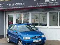 Used VW Polo SE 75 HP (55 kW) 2001 Blue Hatchback