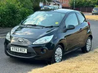 Used Ford Ka Zetec 2013 Black Hatchback