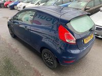 Used Ford Fiesta 75 HP (55 kW) 2016 Blue Van