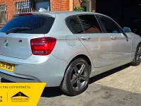Used BMW 118 Sport Line 143 HP (105 kW) 2014 Silver Hatchback