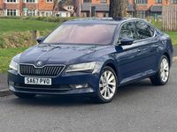 Used Skoda Superb SE L Executive 150 HP (110 kW) 2017 Blue Hatchback