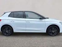 Used Skoda Fabia Design Edition 94 HP (69 kW) 2025 Moon white metallic black magic pearl effect Hatchback