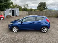 Used Ford Fiesta Zetec 2009 Blue Hatchback