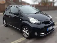 Used Toyota Aygo 68 HP (50 kW) 2012 Black Hatchback