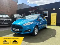 Used Ford Fiesta Zetec 2014 Blue Hatchback