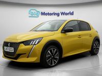 Used Peugeot e-208 Premium 100 kW (136 HP) 2021 Yellow Hatchback