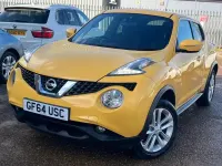 Used Nissan Juke Acenta Premium 117 HP (86 kW) 2014 Yellow SUV