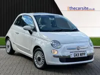 Used Fiat 500 Lounge 69 HP (50 kW) 2011 White Hatchback