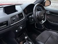 Used Audi Q3 Black Edition 180 HP (132 kW) 2018 Red SUV