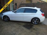 Used BMW 118 Sport Line 2018 White Hatchback