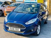 Used Ford Fiesta Zetec 2016 Blue Hatchback