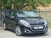 Used Peugeot 208 Signature Sky 82 HP (60 kW) 2019 Black Hatchback