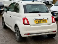 Used Fiat 500 Anniversary 69 HP (50 kW) 2019 White Hatchback