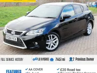 Used Lexus CT200h 2014 Black Hatchback