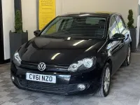 Used VW Golf VI Match 105 HP (77 kW) 2011 Black Hatchback