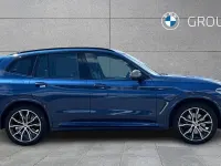Used BMW X3 Comfort Edition 393 HP (289 kW) 2020 Phytonic blue metallic paint SUV