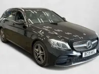 Used Mercedes C200 AMG line 184 HP (135 kW) 2019 Black Estate