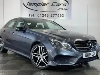 Usado Mercedes E220 AMG 2016 Cinzento Sedan