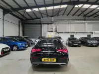 Used Mercedes CLA200 AMG line 163 HP (119 kW) 2019 Black Coupe